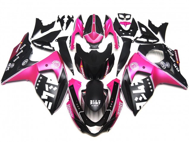 Loghi Personalizzati Rosa Opaco 09-16 GSXR 1000 Carena Loghi Personalizzati Rosa Opaco 09-16 GSXR 1000 Carena