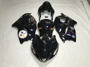 Logo Della Squadra Nero Lucido 97-07 GSXR 1300 Carena