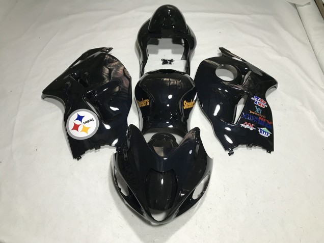 Logo Della Squadra Nero Lucido 97-07 GSXR 1300 Carena Logo Della Squadra Nero Lucido 97-07 GSXR 1300 Carena