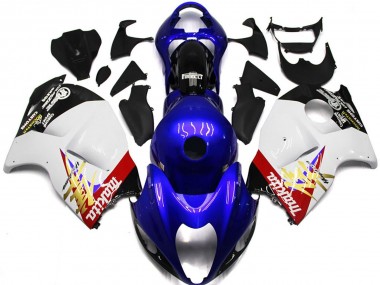 Logo Personalizzato Blu & Bianco 97-07 GSXR 1300 Carena
