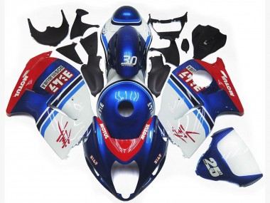 Logo Personalizzato Blu & Bianco Motul 97-07 GSXR 1300 Carena