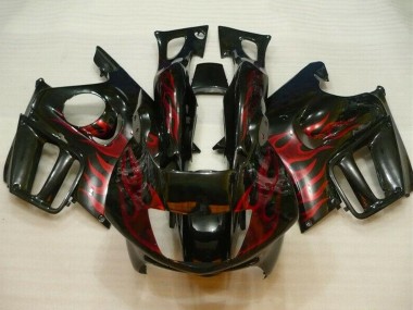 Carena Moto Honda CBR600 F3 1995-1996 - Nero Lucido Rosso Fiamma