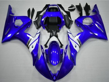 Carena Moto Yamaha YZF R6 2003-2004 - Blu Bianco