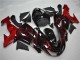 Carena Moto Kawasaki ZX10R 2006-2007 - Nero Lucido Rosso Fiamma