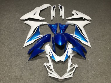 Carene Moto Suzuki GSXR 600 / GSXR 750 2011-2024 - Blu Bianco