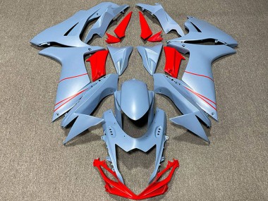 Carene Moto Suzuki GSXR 600 / GSXR 750 2011-2024 - Azzurro Cielo Opaco Rosso