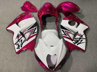 Carene Moto Suzuki GSXR 1300 1996-2007 - Lucido Bianco Rosa