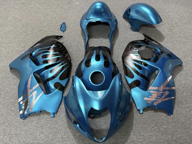 Carene Moto Suzuki GSXR 1300 1996-2007 - Azzurro Cielo Nero