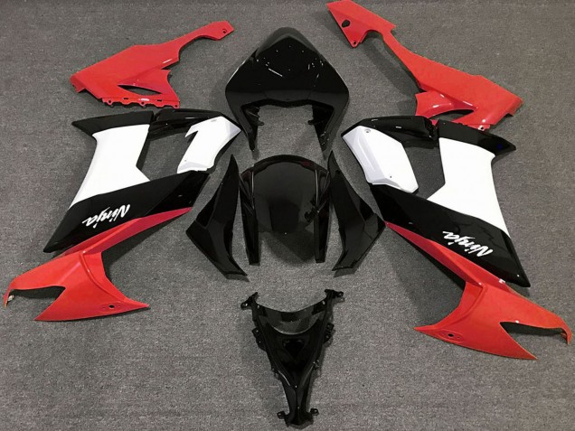Carene Moto Kawasaki ZX10R 2008-2010 - Lucido Rosso Nero Bianco