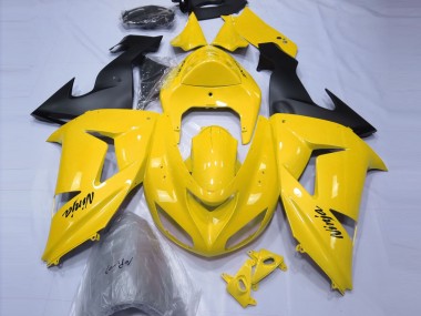 Carene Moto Kawasaki ZX10R 2006-2007 - Giallo Nero