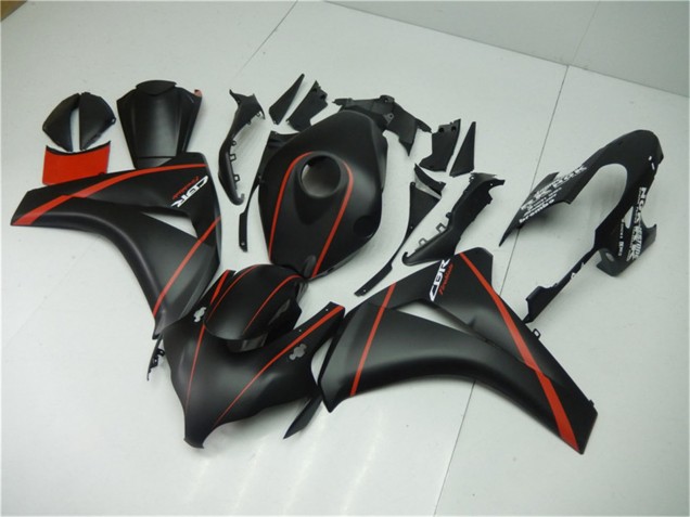 Carena Moto Honda CBR1000RR 2008-2011 - Nero Opaco Rosso
