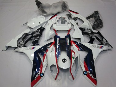 Carene Moto BMW S1000RR 2015-2016 - Bianco Rosso Blu Nero Lucido