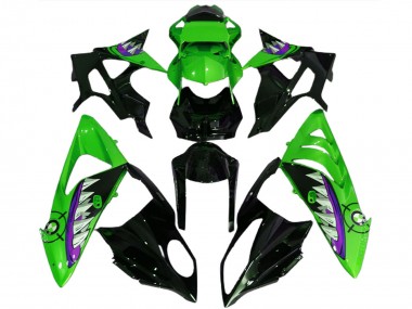 Carene Moto BMW S1000RR 2017-2018 - Verde Viola Nero Lucido Squalo