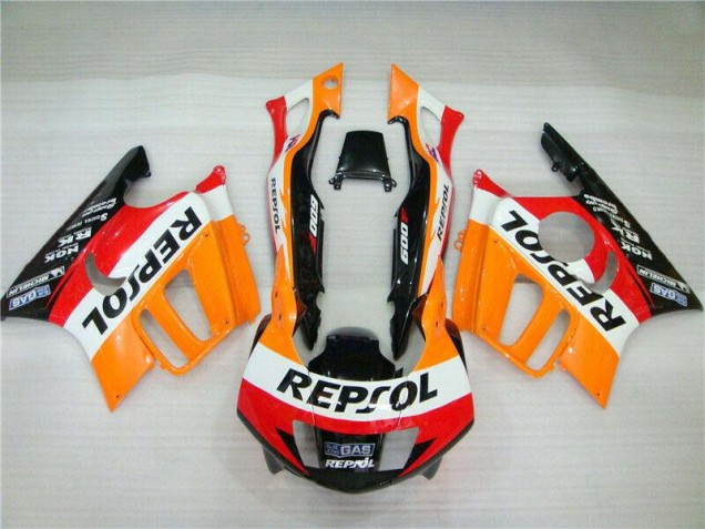 Carena Moto Honda CBR600 F3 1995-1996 - Arancia Bianco Rosso Nero Lucido Repsol