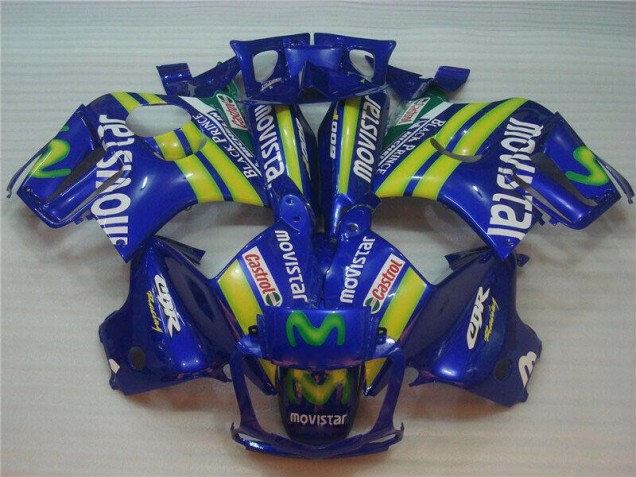Carena Moto Honda CBR600 F3 1995-1996 - Blu Verde Giallo MoviStar Rosso Castrol