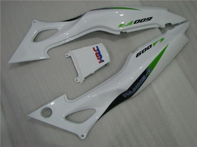 Carena Moto Honda CBR600 F3 1995-1996 - Bianco Argento Verde Hannspree