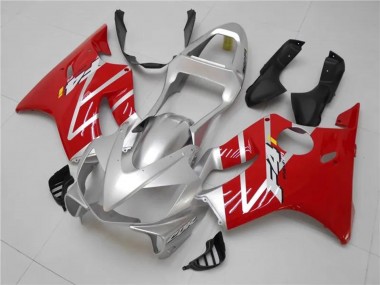 Kit Carena Moto Completo Honda CBR600 F4i 2001-2003 - Argento Rosso