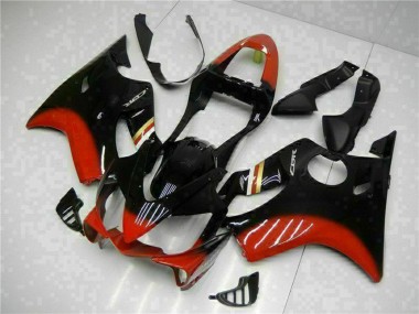 Kit Carena Moto Honda CBR600 F4i 2001-2003 - Rosso Nero Lucido