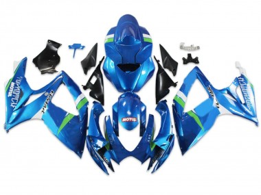 Carena Moto Suzuki GSXR 600/750 2004-2005 - Blu Verde Bianco