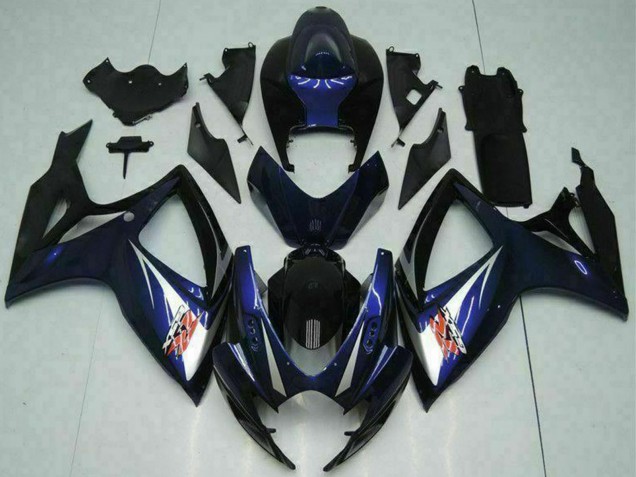 Carena Moto Suzuki GSXR 600/750 2006-2007 - Nero Lucido Blu