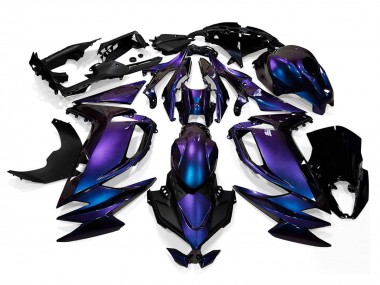 Carena Moto Kawasaki Ninja 650 EX650 2020-2025 - Camaleonte Blu Viola