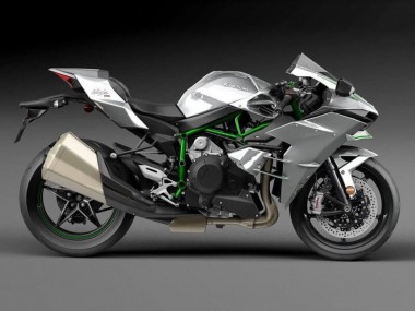 Carena Moto Kawasaki Ninja H2 2015-2022 - Argento