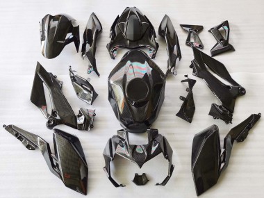 Carena Moto Kawasaki Z400 2018-2024 - Nero Fibra di Carbonio