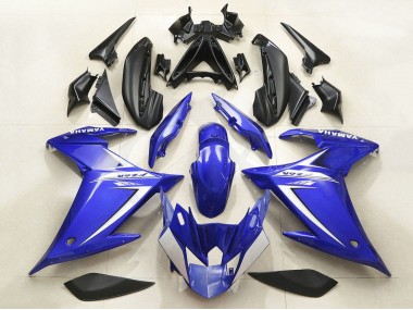 Carena Moto Yamaha FZ6R 2009-2015 - Blu Bianco