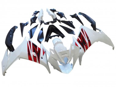 Carena Moto Yamaha FZ6R 2009-2015 - Bianco Rosso