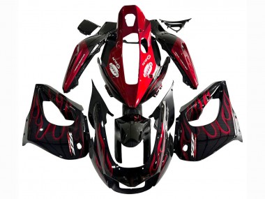 Kit Carena Moto Yamaha YZF 1000R Thunderace 1997-2007 - Nero Rosso Fiamma