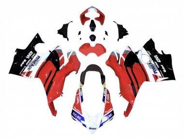 Carena Moto Ducati Panigale V4 V4S 2018-2019 - Rosso Blu Nero Lucido Flex-Box Givi