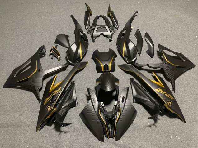 Carena Moto BMW S1000RR 2019-2022 - Nero Oro Fibra di Carbonio