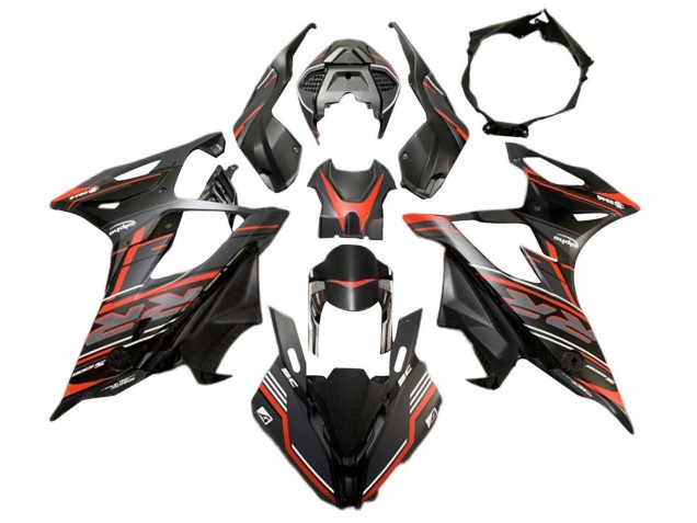 Carena Moto BMW S1000RR 2019-2022 - Nero Opaco Rosso