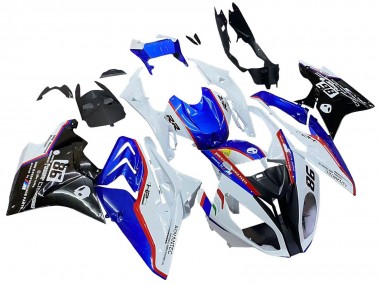 Kit Carena Moto ABS BMW S1000RR 2017-2018 - Bianco Blu Rosso Nero Lucido