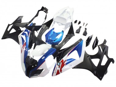Carena Moto BMW S1000RR 2009-2014 - Bianco Blu Nero Opaco