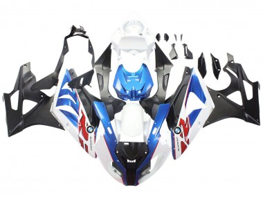 Carena Moto BMW S1000RR 2009-2014 - Bianco Blu Nero Opaco