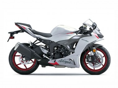 Carene Moto Kawasaki ZX6R 2023-2026 - Bianco Perla Nero Rosso