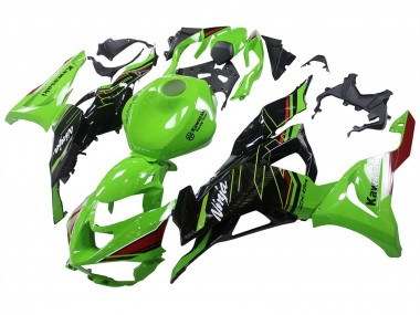 Carene Moto Kawasaki ZX6R 2023-2026 - Verde Nero
