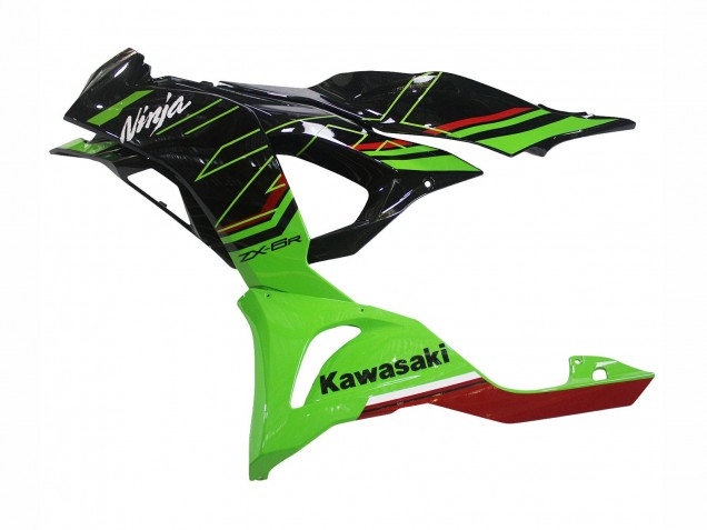 Carene Moto Kawasaki ZX6R 2023-2026 - Verde Nero