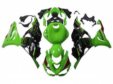 Carene Moto Kawasaki ZX6R 2023-2026 - Verde Nero