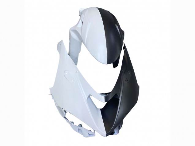 Carene Moto Kawasaki ZX6R 2023-2026 - Nero Bianco Fiore