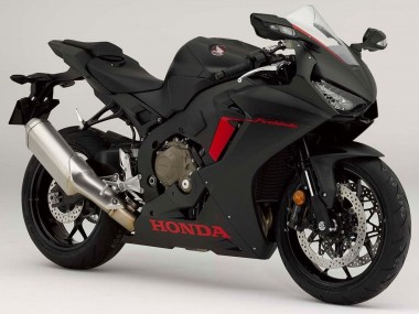 Carene Moto Honda CBR1000RR 2017-2024 - Nero Opaco Rosso Logo