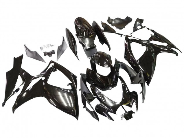 Carena Moto Suzuki GSXR 600 / GSXR 750 2006-2007 - Nero Lucido