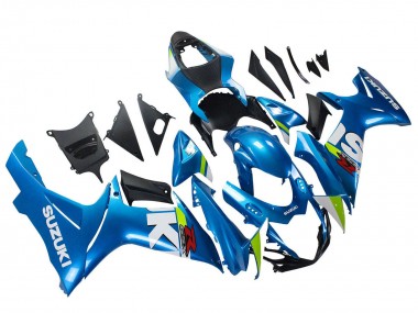 Carena Moto Suzuki GSXR 600 / GSXR 750 2011-2024 - Azzurro Chiaro Verde Bianco Rosso