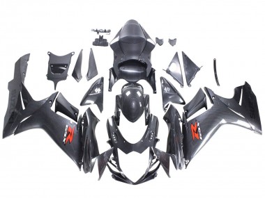 Carena Moto Suzuki GSXR 600 / GSXR 750 2011-2024 - Nero Fibra di Carbonio Rosso