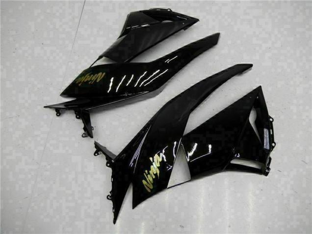 Carena Moto Kawasaki ZX6R 2009-2012 - Nero Lucido Oro Ninja