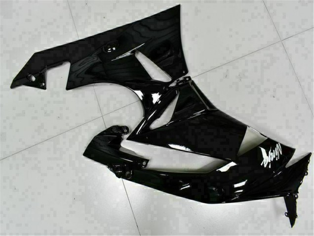 Carena Moto Kawasaki ZX6R 2009-2012 - Nero Lucido Bianco Ninja