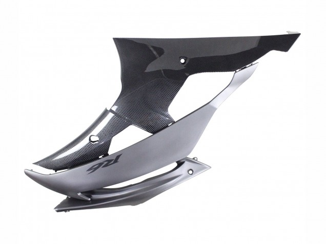 Carena Moto Yamaha YZF 600 R6 2008-2016 - Grigio Nero Fibra di Carbonio Stile