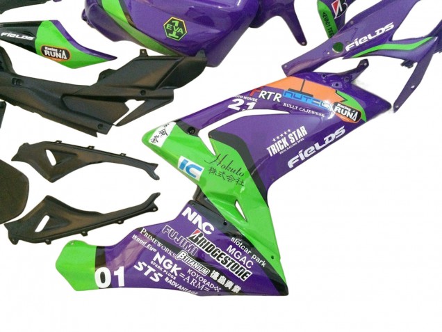 Carena Moto Aprilia RS125 2006-2011 - Viola Verde Rosso