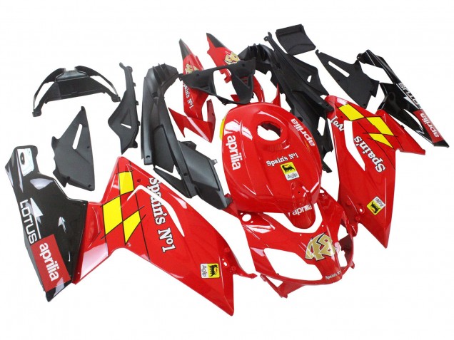 Carena Moto Aprilia RS125 2006-2011 - Rosso Bianco Giallo Nero
